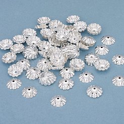 Brass Multi-Petal Bead Caps&nbsp;KK-K253-19S