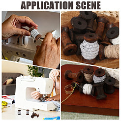 28Pcs 2 Styles Wood Thread Bobbins&nbsp;TOOL-GL0001-20