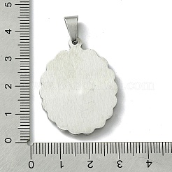 304 Stainless Steel Pendants&nbsp;STAS-H192-05P-03