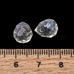 Electroplate Transparent Glass Beads&nbsp;GLAA-A045-05