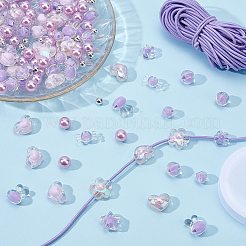 Transparent Acrylic Beads&nbsp;TACR-PH0001-36
