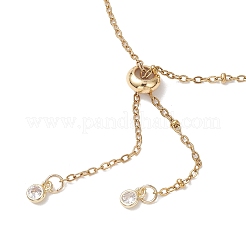 304 Stainless Steel Cable Chain Satellite Chain Slider Bracelet Making&nbsp;AJEW-JB01502-01