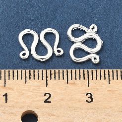 Brass S-Hook Clasps&nbsp;KK-H532-07A-S