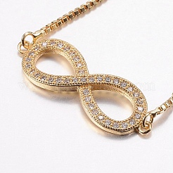Adjustable Brass Bolo Bracelets&nbsp;BJEW-P200-05G