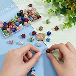 60Pcs Polymer Clay Rhinestone Beads&nbsp;RB-PH0001-26