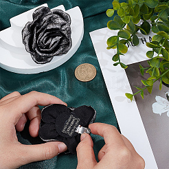 2Pcs Polyester Shoe Buckle Clips&nbsp;AJEW-ME0001-45B