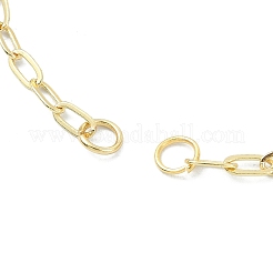 2.5MM Brass Paperclip Chain Bracelet Making&nbsp;AJEW-JB01601-01