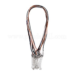 10Pcs Cotton & Metallic Cord Necklace Making&nbsp;NJEW-TAC0057