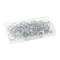 15Pcs Alloy Beadable Keychain Bar Keychains&nbsp;KEYC-FS00048