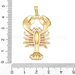 Brass Enamel Pendants&nbsp;KK-A303-39G