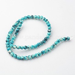 Natural Ocean White Jade Bead Strands&nbsp;G-G916-6mm-04