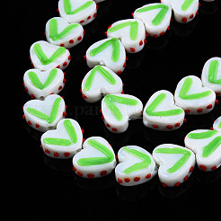 Opaque Handmade Bumpy Lampwork Beads Strands&nbsp;LAMP-T017-20-B03