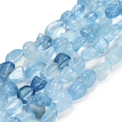 Natural Aquamarine Beads Strands&nbsp;G-P568-C13-01