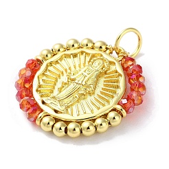 Rack Plated Brass Pendant&nbsp;KK-Z039-05E