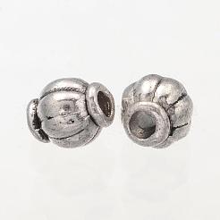Barrel Tibetan Silver Spacer Beads&nbsp;X-A575-NF