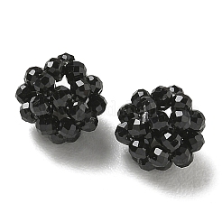 Natural Black Spinel Woven Beads&nbsp;GG-CBA2E9C-F26-01
