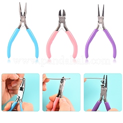 Tri-color Polished Pliers Set&nbsp;TOOL-R124-03