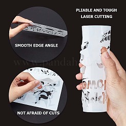 24Pcs 24 Styles PET Plastic Hollow Out Drawing Painting Stencils Templates&nbsp;DIY-WH0409-27
