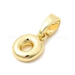 Brass Letter Charms&nbsp;KK-G554-22G-O