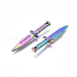 Rainbow Color Alloy Pendants&nbsp;X-PALLOY-N156-210