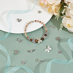 108Pcs 9 Styles Tibetan Style Alloy Beads&nbsp;FIND-NB0005-14