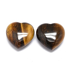Natural Tiger Eye Heart Love Stone&nbsp;LS-G-H268-F03