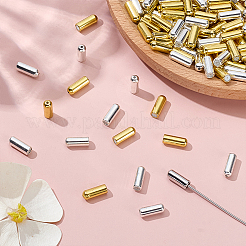 120Pcs 2 Colors Brass Brooch Findings&nbsp;MAK-ME0001-13