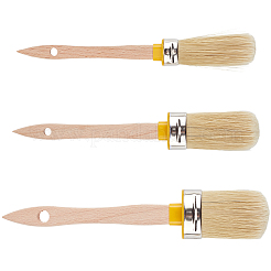 3Pcs 3 Styles PET Paint Brush&nbsp;AJEW-GF0012-86A