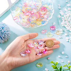 200Pcs Transparent Acrylic Pendants&nbsp;TACR-TA0001-58