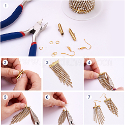Zinc Alloy Rhinestone Strass Chains&nbsp;FIND-FW0001-31G