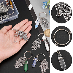 12Pcs 12 Style Alloy Keychain&nbsp;KEYC-PH0001-56