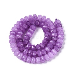 Imitation Jade Crackle Glass Beads Strands&nbsp;GLAA-N068-01A-A10