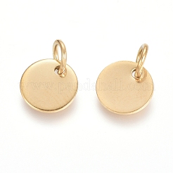 Ion Plating(IP) 304 Stainless Steel Charms&nbsp;STAS-I124-01C-G