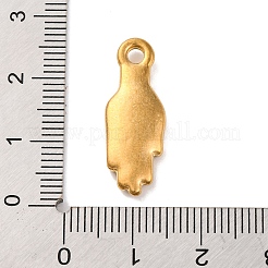 304 Stainless Steel Pendant Rhinestones Setting&nbsp;STAS-M072-10G