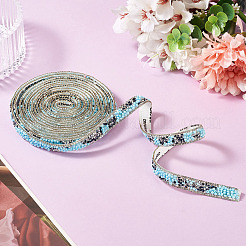 Hotfix Rhinestone Ribbon Trimming&nbsp;DIY-TAC0051-002A-1