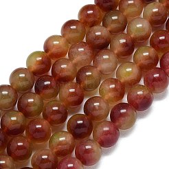 Natural Malaysia Jade Beads Strands&nbsp;G-B165-C05-14mm