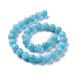 Natural Mashan Jade Round Beads Strands&nbsp;G-D263-12mm-XS20