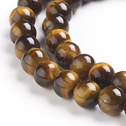 Natural Tiger Eye Beads Strands&nbsp;Z0RQX011