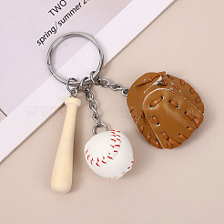 1Pc PU Leather Keychain&nbsp;AJEW-CL0001-08B