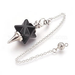 Natural & Synthetic Gemstone Dowsing Pendulums&nbsp;KK-F756-08