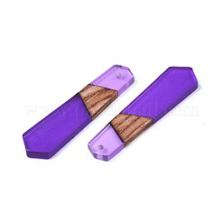 Resin & Walnut Wood Pendants&nbsp;RESI-N025-020-C03