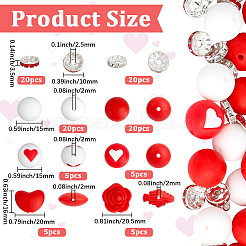 Valentine's Day Beads Findings Kits&nbsp;DIY-PA0001-79