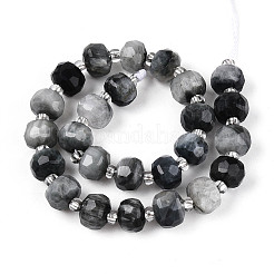 Natural Eagle Eye Stone Beads Strands&nbsp;G-N327-08A-02