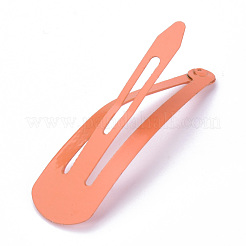 Spray Painted Iron Snap Hair Clips&nbsp;X-OHAR-S195-16B