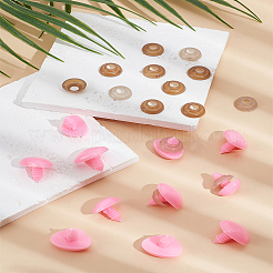 68 Sets 3 Styles Triangle Plastic Craft Safety Screw Noses&nbsp;DOLL-LP0001-06