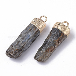 Top Golden Plated Natural Kyanite Pendants&nbsp;X-G-S359-027