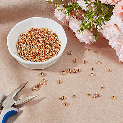 300Pcs 3 Style Rack Plating Brass Beads&nbsp;KK-BBC0011-14