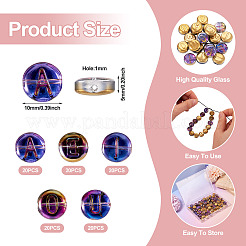 100Pcs 5 Styles Electroplated Glass Bead&nbsp;GLAA-TA0002-95B