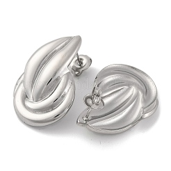 Non-Tarnish 304 Stainless Steel Stud Earrings for Women&nbsp;EJEW-N054-15P