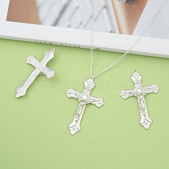 Alloy Crucifix Cross Pendants&nbsp;EC1053-P